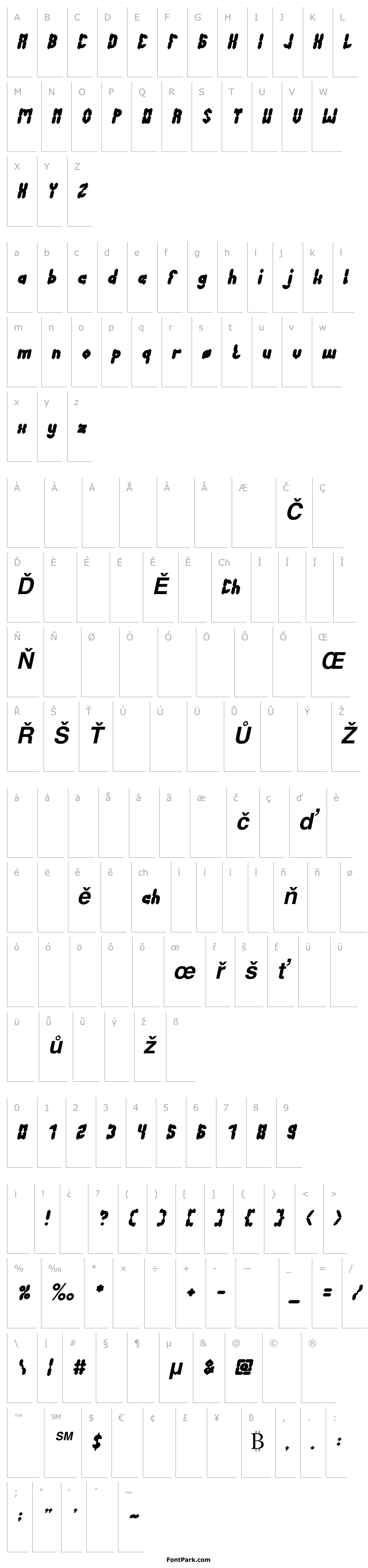 Přehled Antique Retro Bold Italic