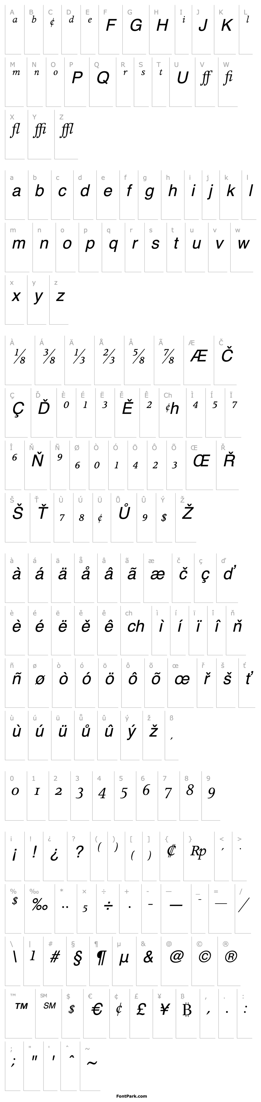 Přehled ApolloMTExpert-Italic