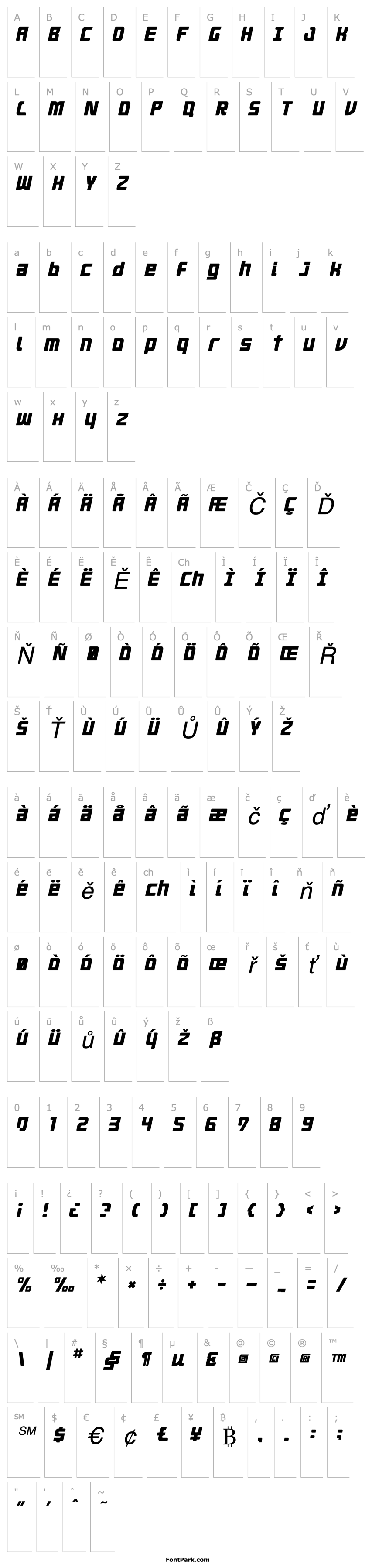 Overview aquasky 2.0 ALP Italic