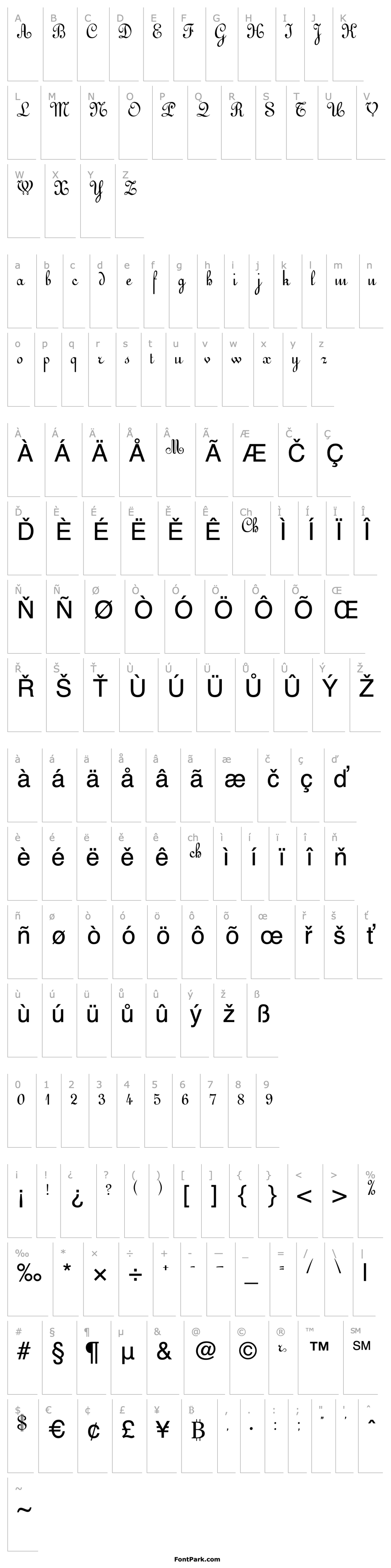 Přehled Arabesco Script SSi