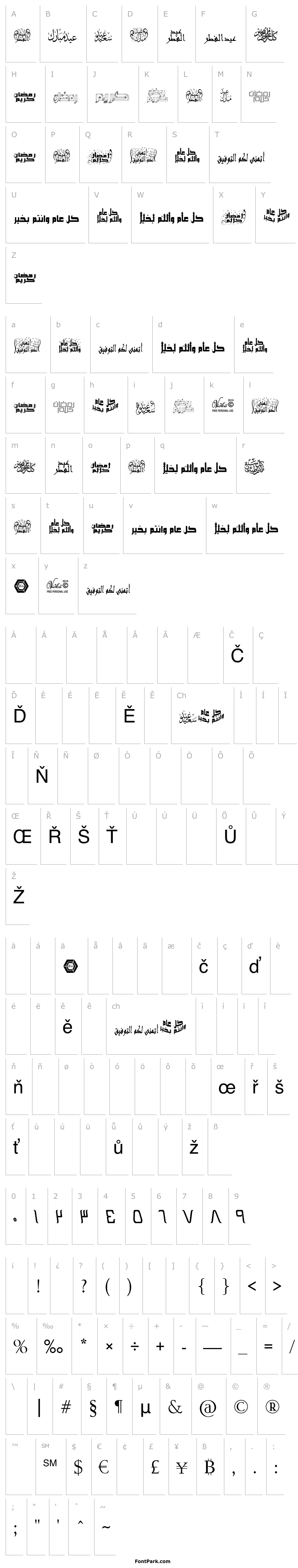 Přehled Arabic Greetings