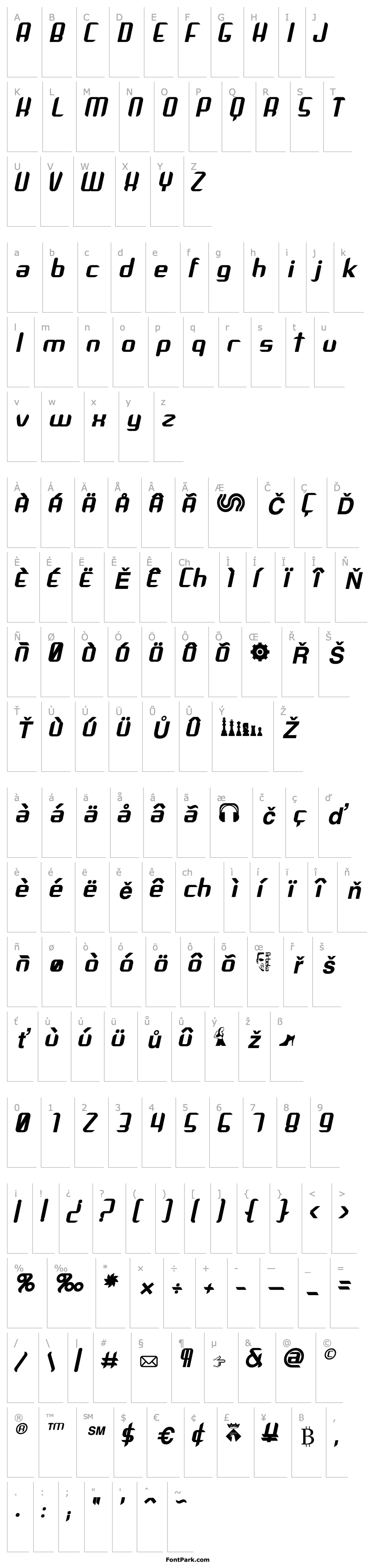 Overview Arbeka  Bold Italic