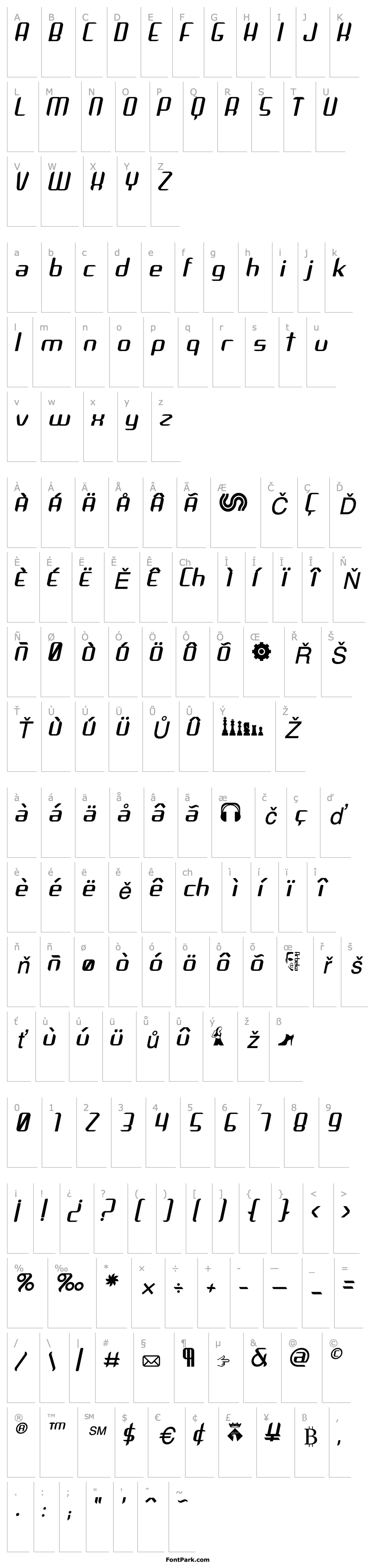 Overview Arbeka  Italic