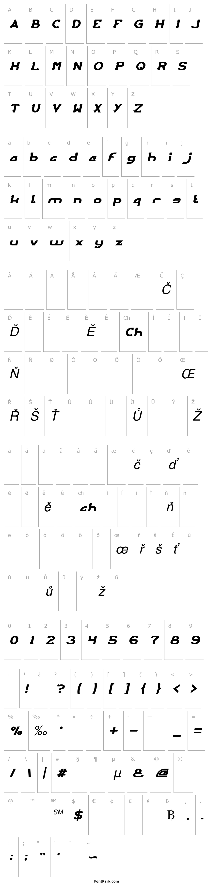 Overview ARCADE Italic