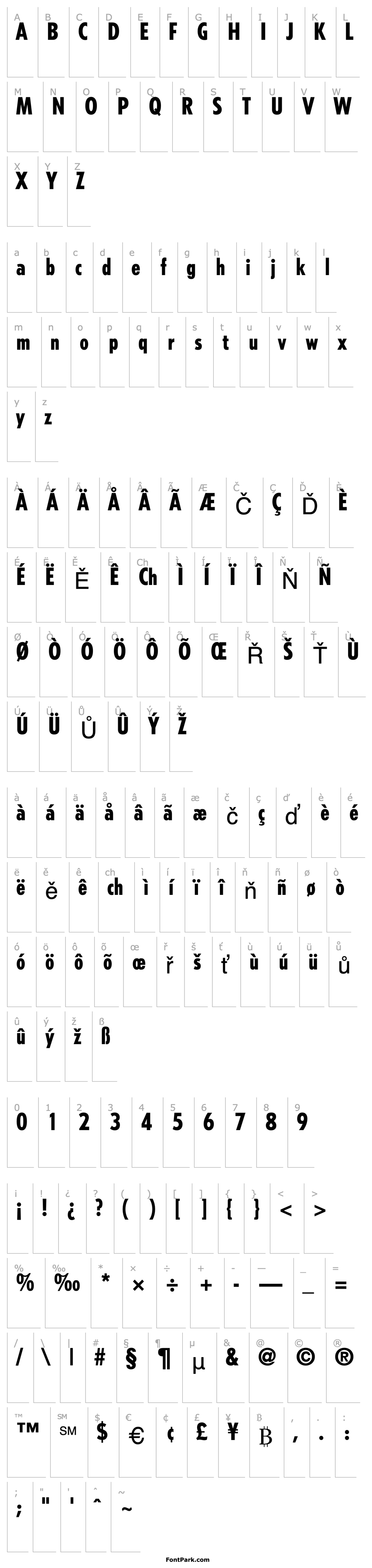 Overview Arche Black Condensed SSi Black Condensed