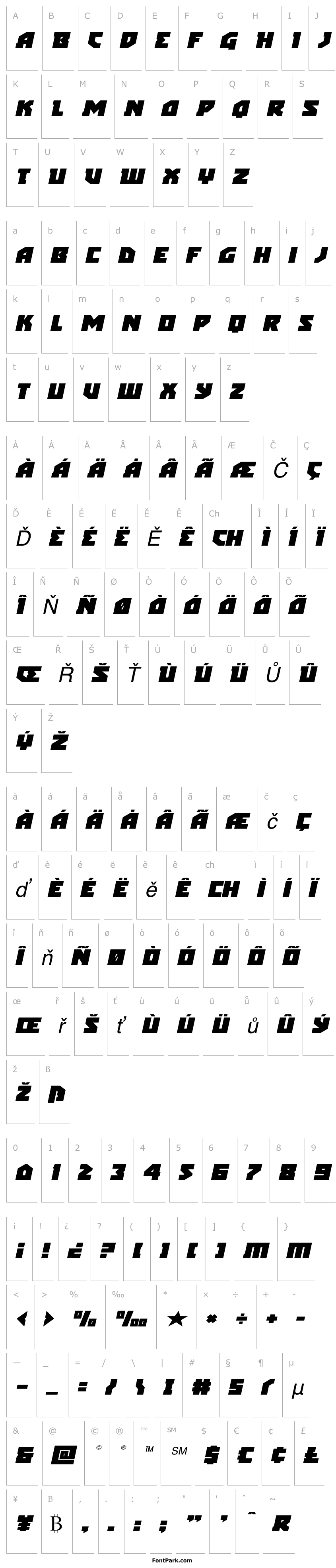 Overview Arctic Guardian Expanded Italic