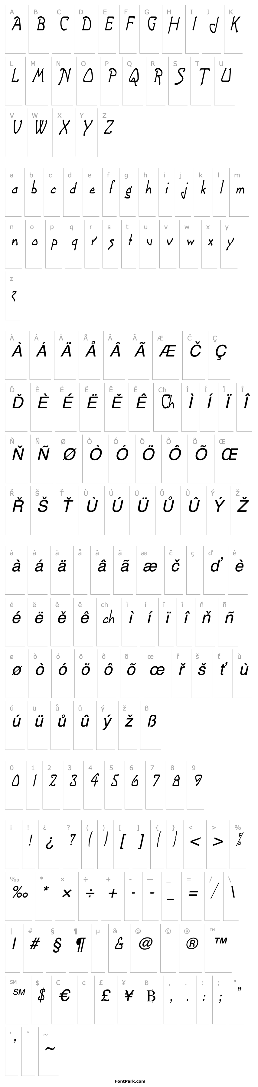 Overview ArgonautCondensed Italic