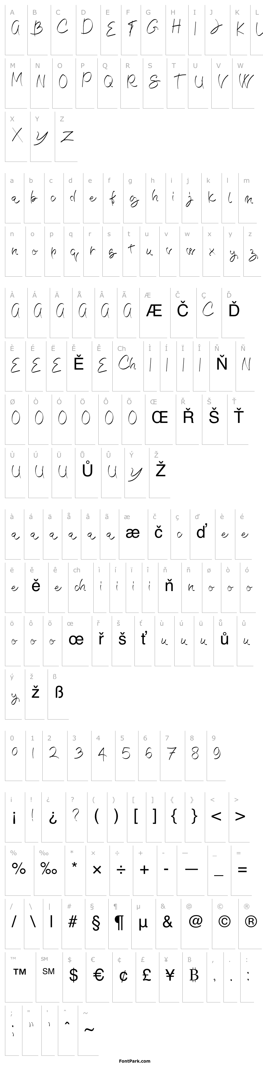 Přehled AriallyRegular