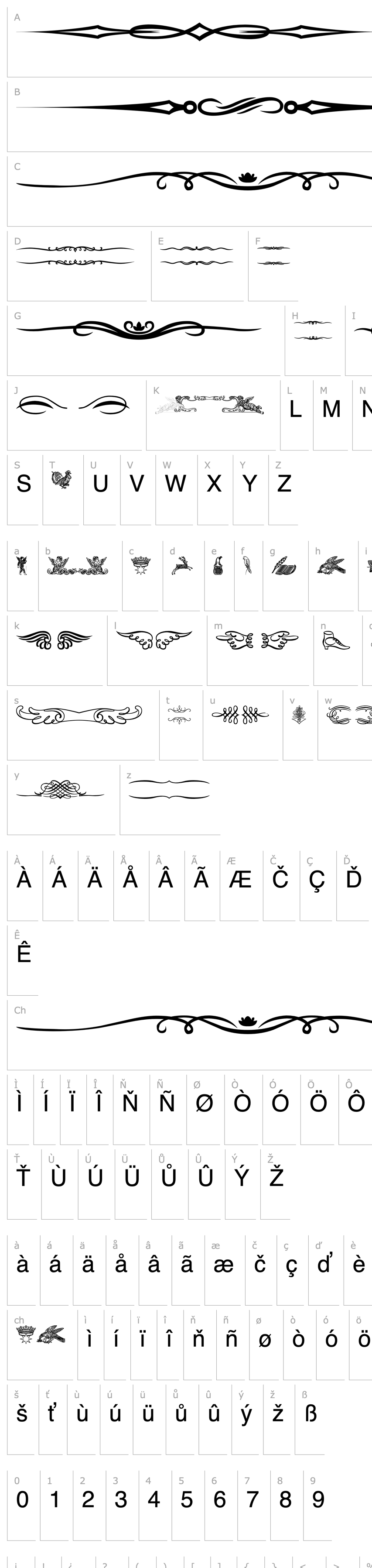 Přehled Aridi Calligraphia Flourish 3