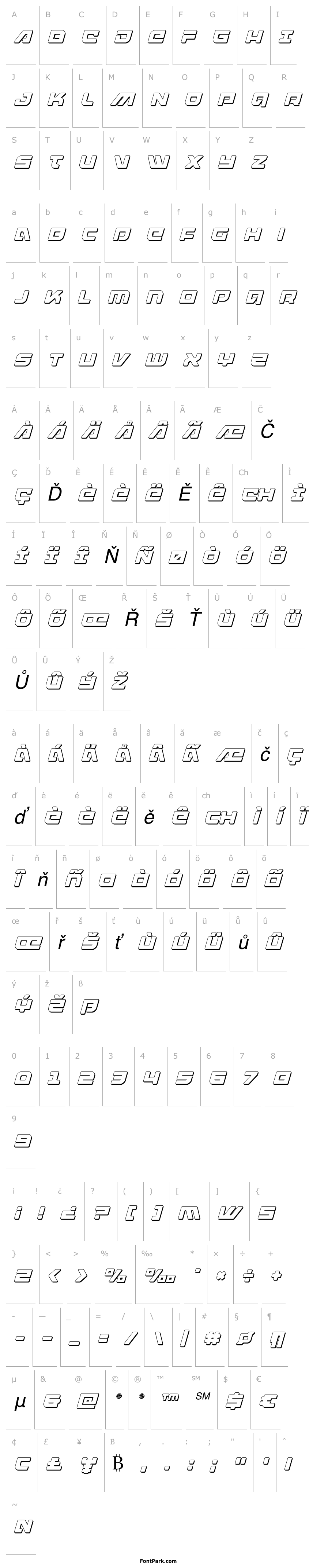 Přehled Armed Lightning 3D Italic