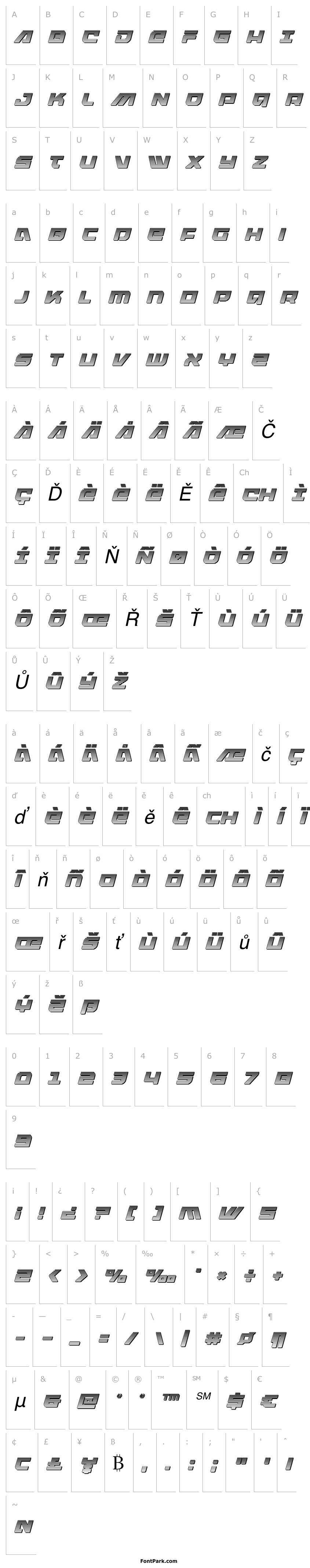 Overview Armed Lightning Chrome Italic
