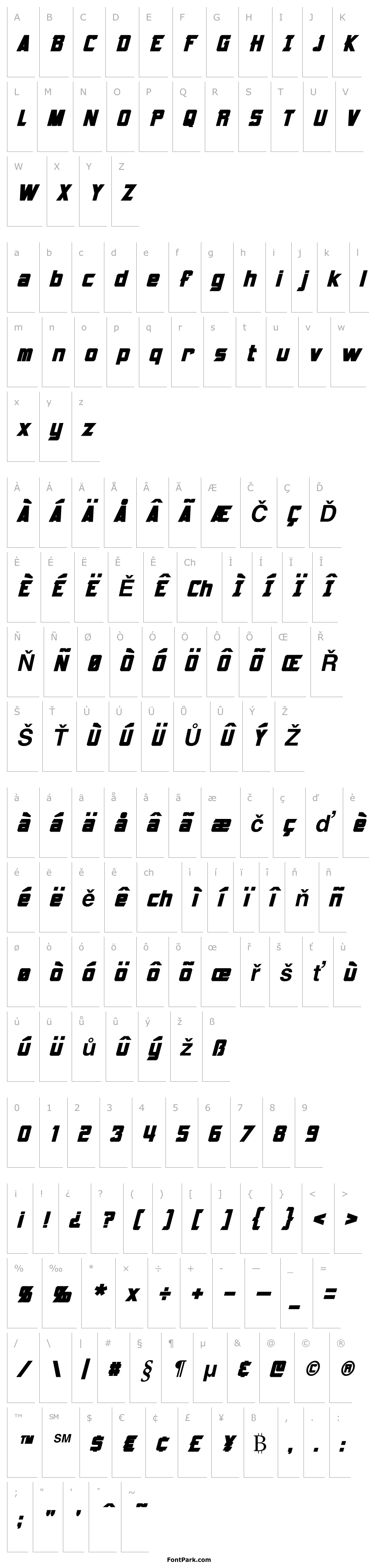 Overview Armorhide Bold Italic