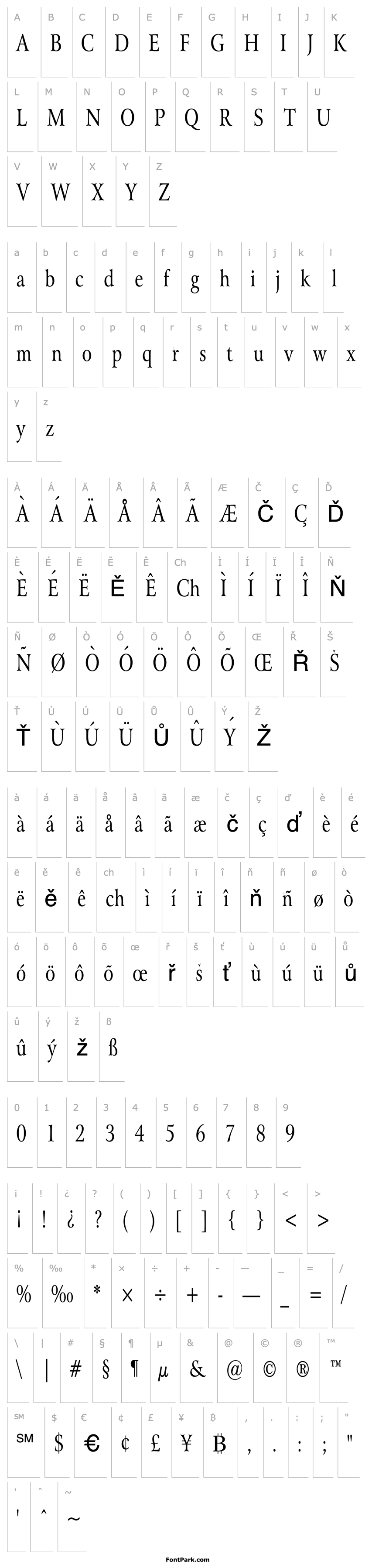 Přehled Array Condensed Normal