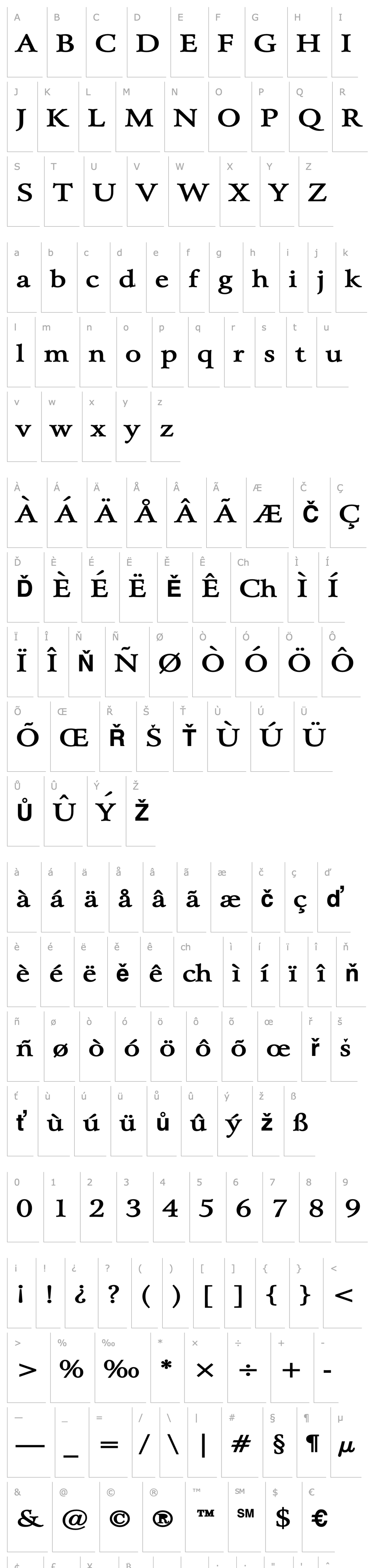 Overview Array Wide Bold