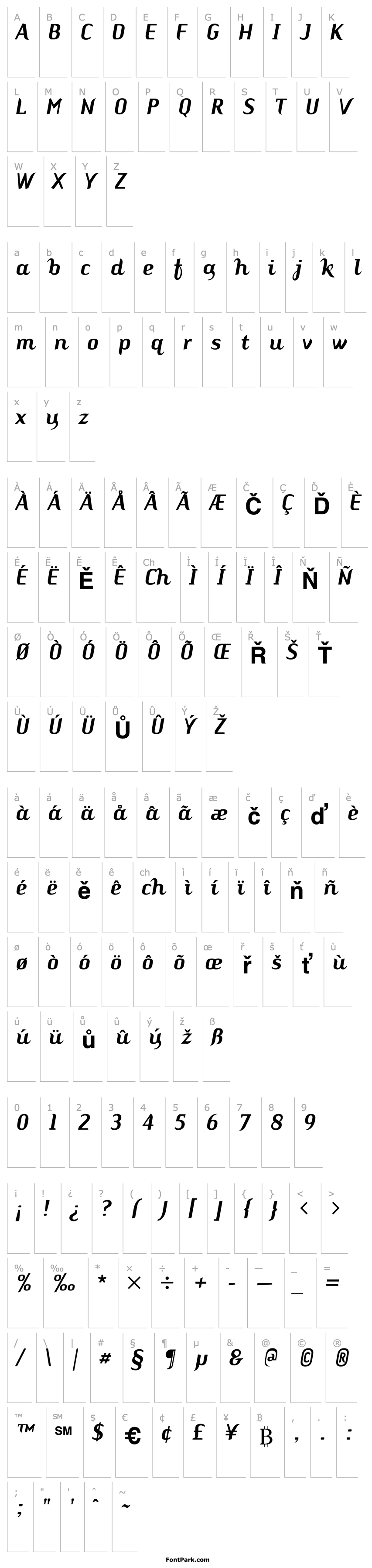 Overview ARSTemper ScriptBold