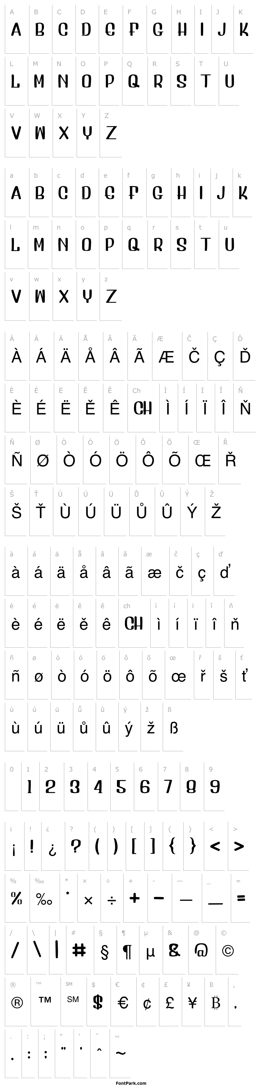 Overview Artisa Font