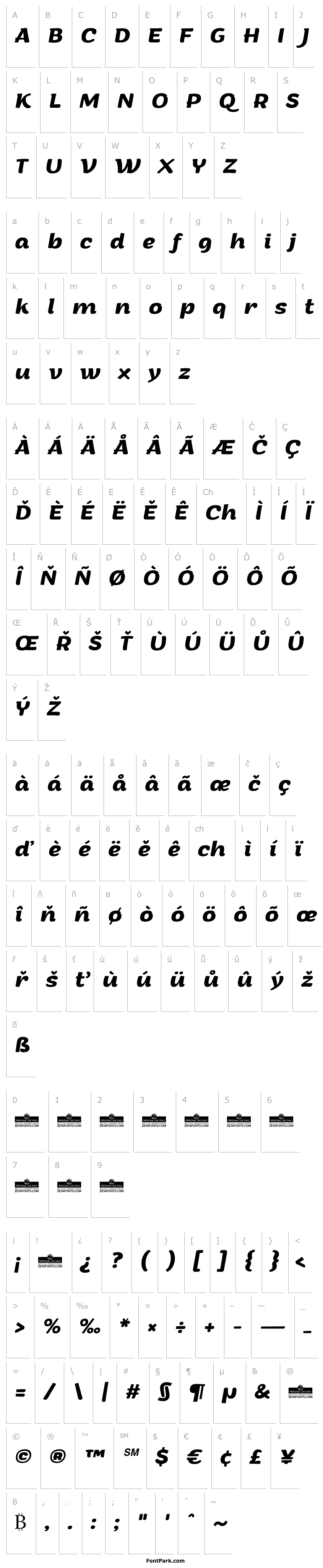 Přehled Arturo Trial Bold Italic