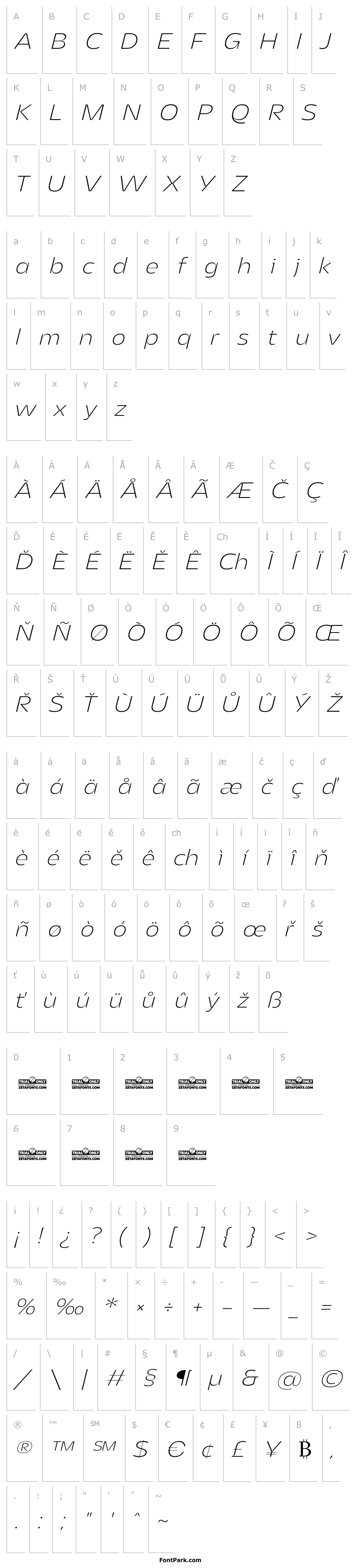 Přehled Asgard Trial Fit Xlight Italic