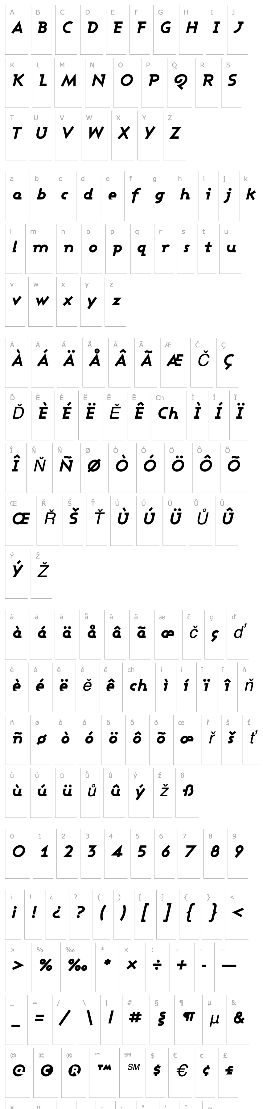 Overview Ashby Extra Bold Italic