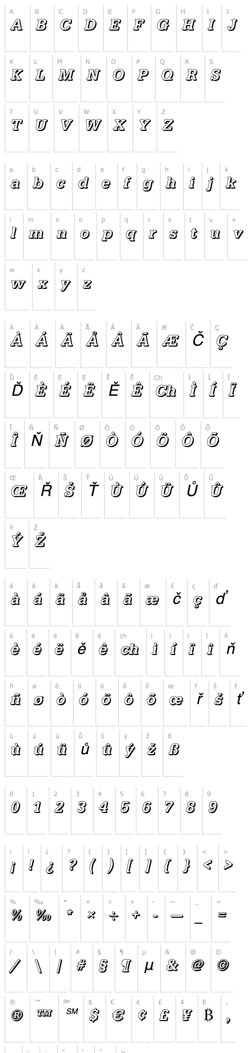 Přehled AstridBeckerShadowC-Medium-Italic