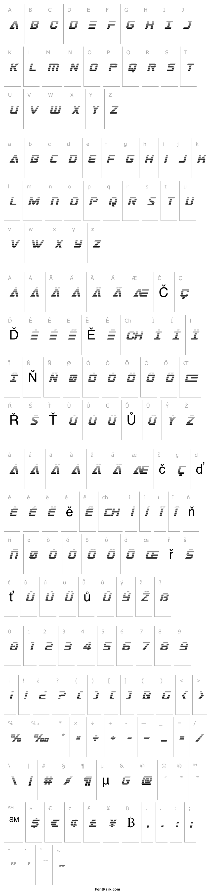 Přehled Astro Armada Gradient Italic