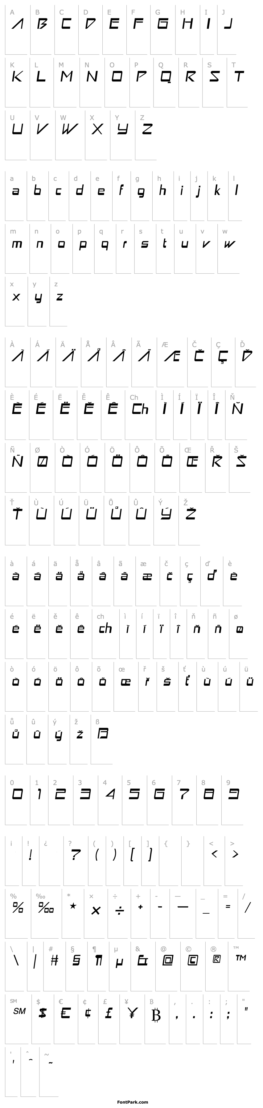 Overview Astron Boy Italic