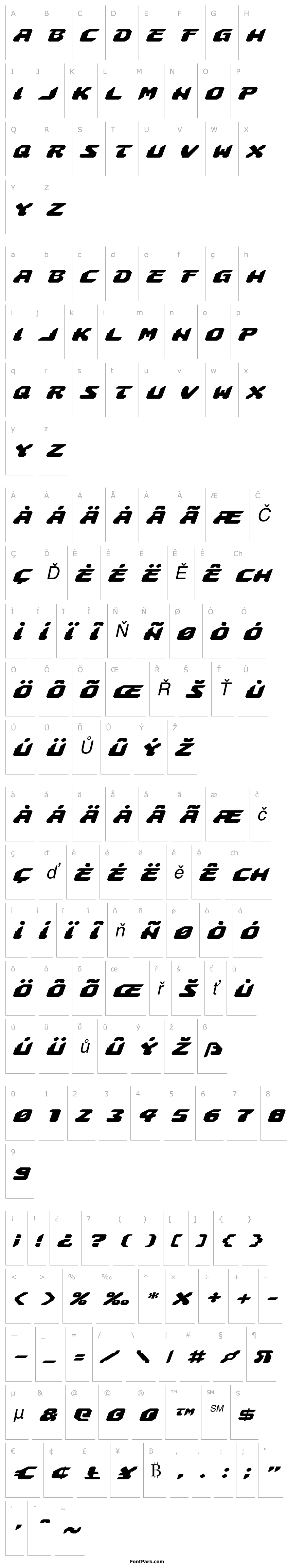 Overview Astropolis Expanded Italic