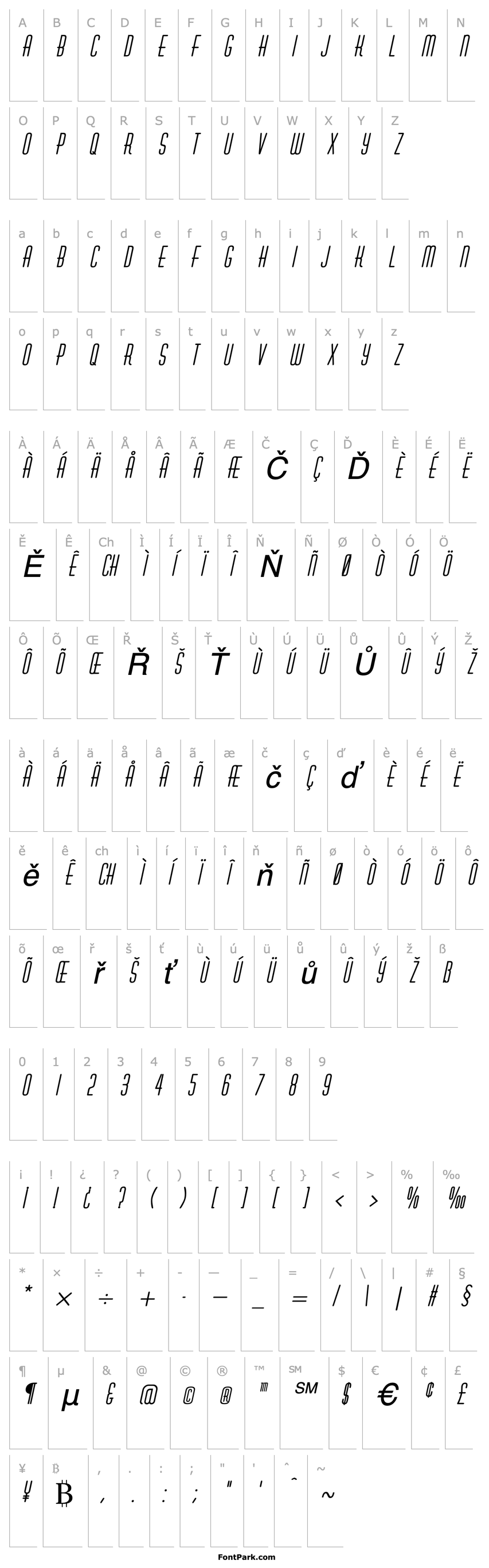 Overview Astute Italic