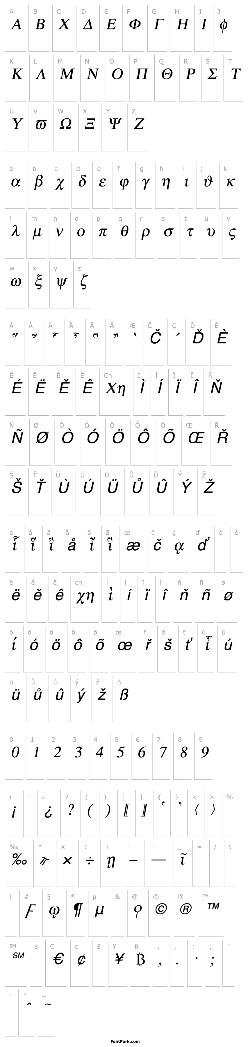 Přehled Atene-Italic