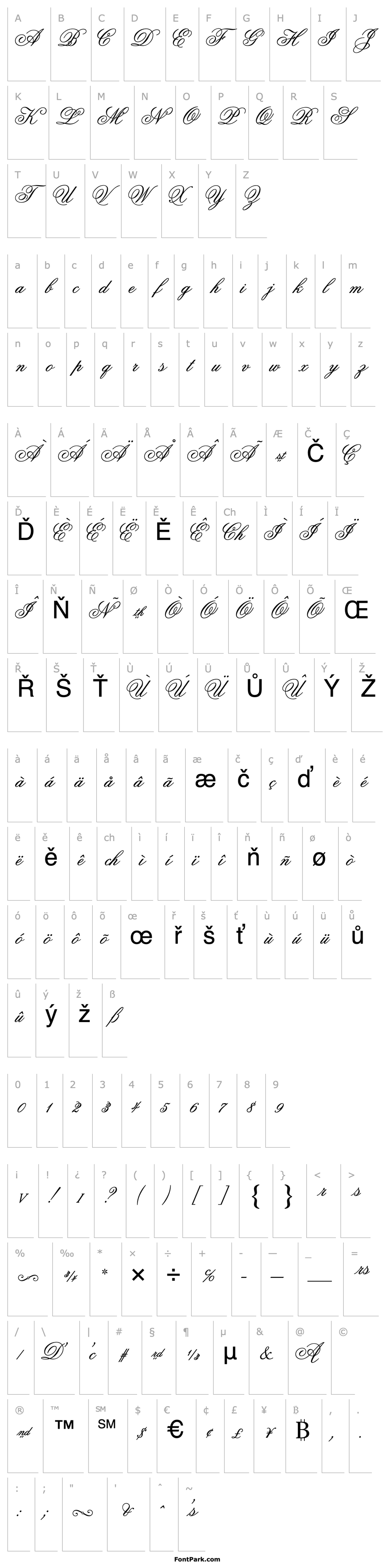 Overview ATFlemishScriptII