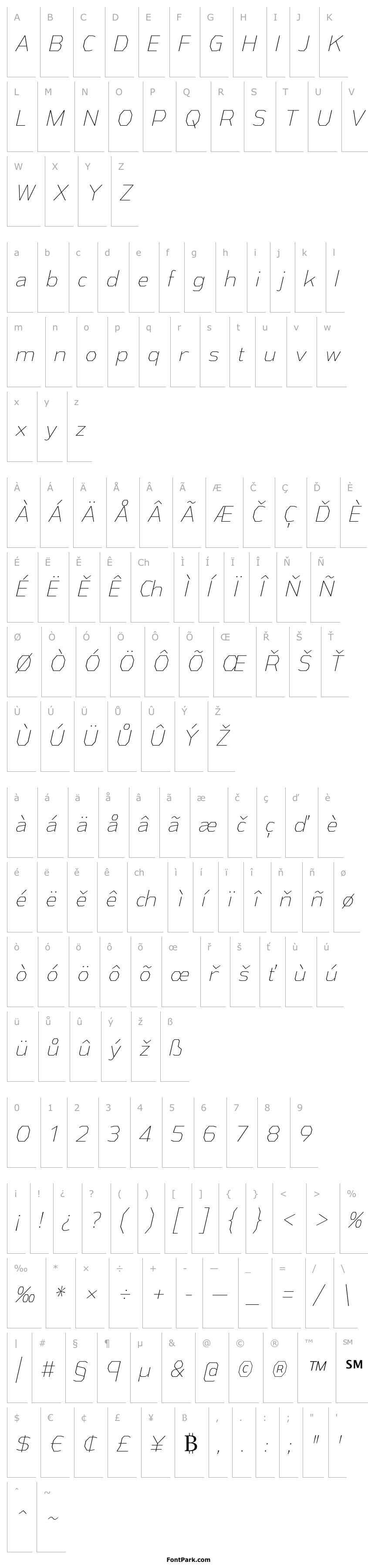 Přehled AthabascaCdEl-Italic