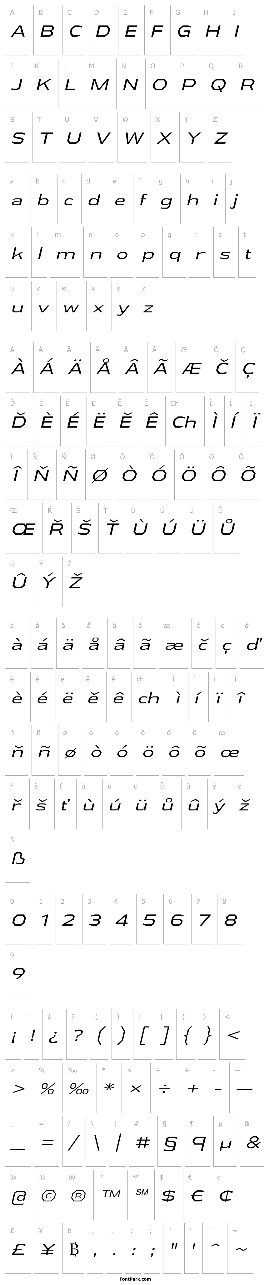 Přehled AthabascaExBk-Italic