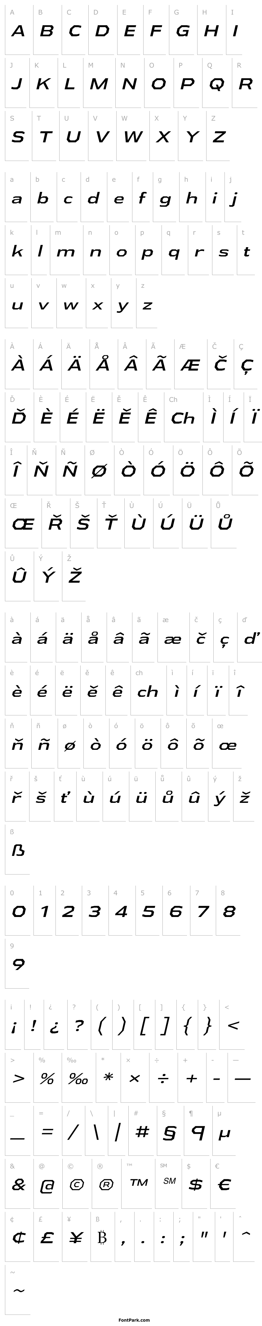 Přehled AthabascaExRg-Italic