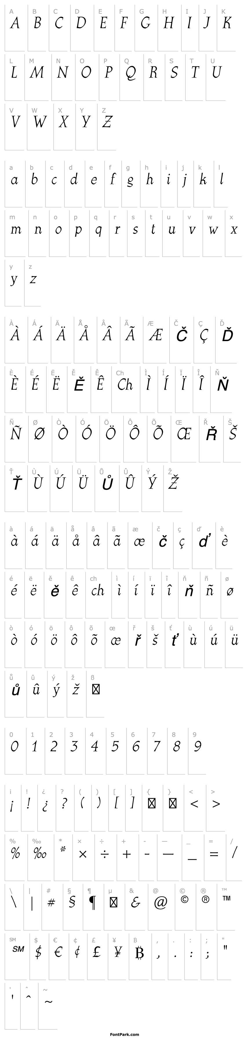 Overview AthenaeumStd-Italic