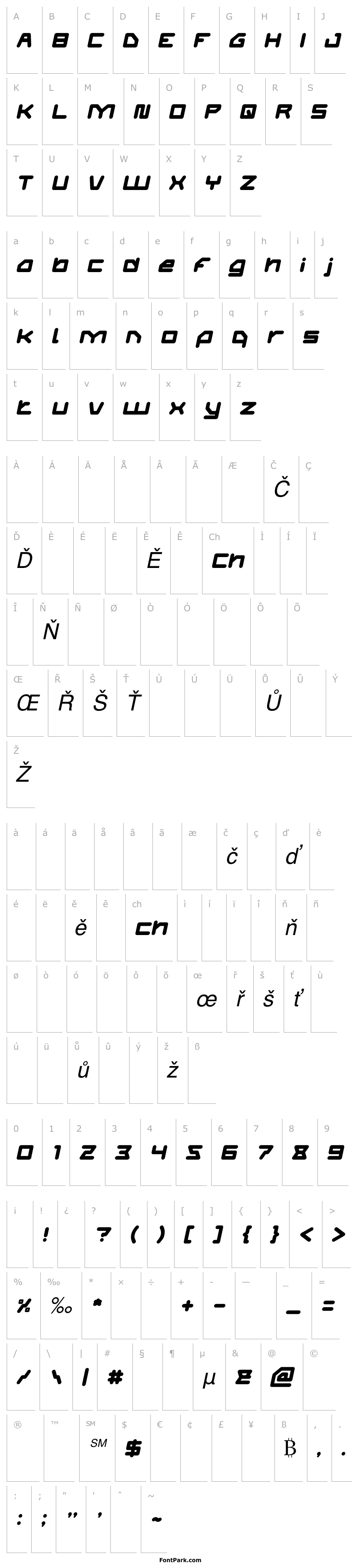 Přehled ATHLETIC Italic