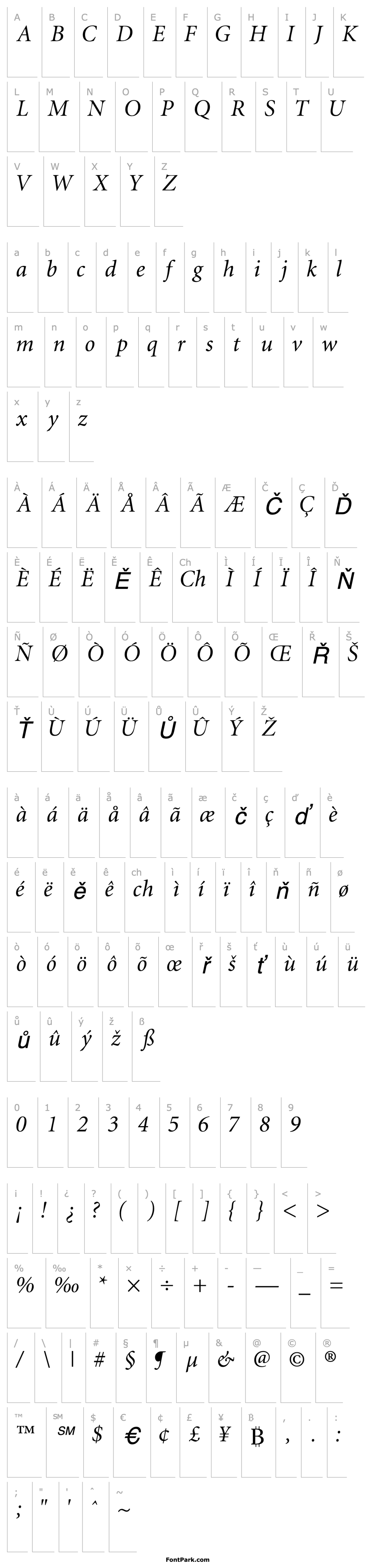 Overview AtlantixDisplaySSK Italic