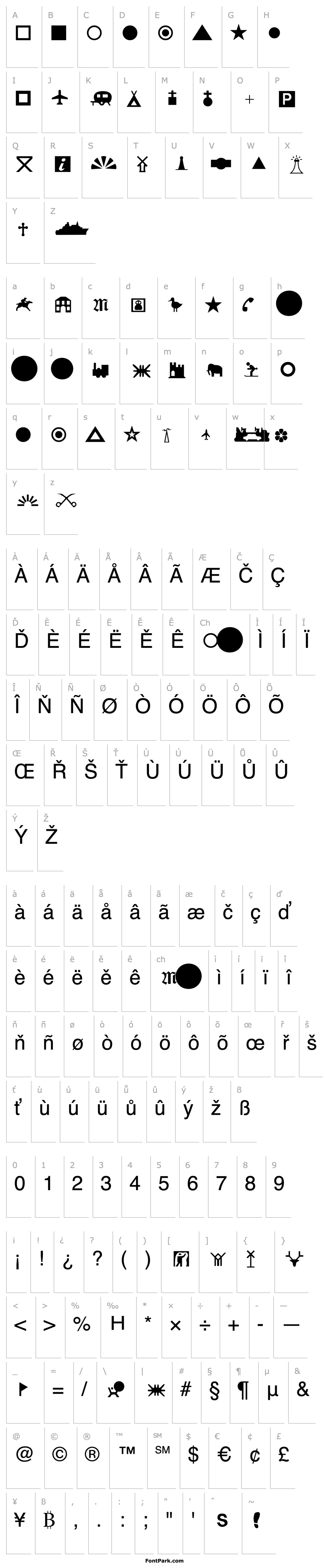 Přehled Attica VMAP Symbol 1