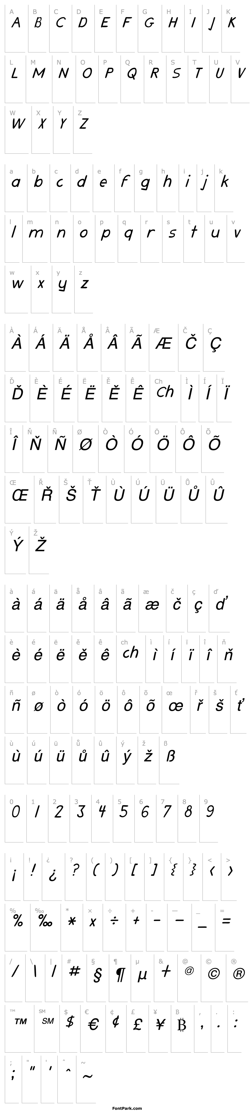 Overview AudetteSSK Italic