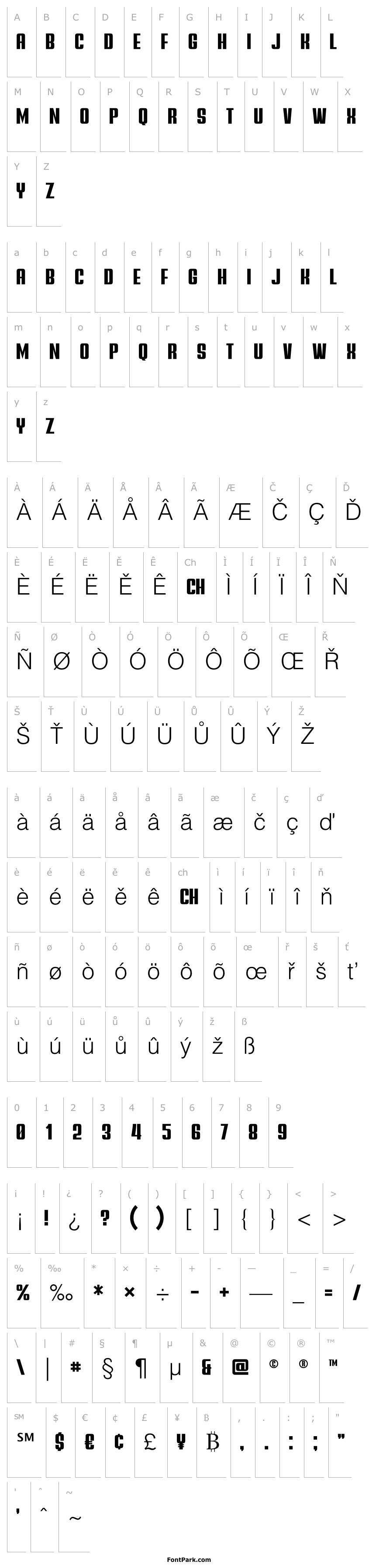 Přehled Augsburg Condensed