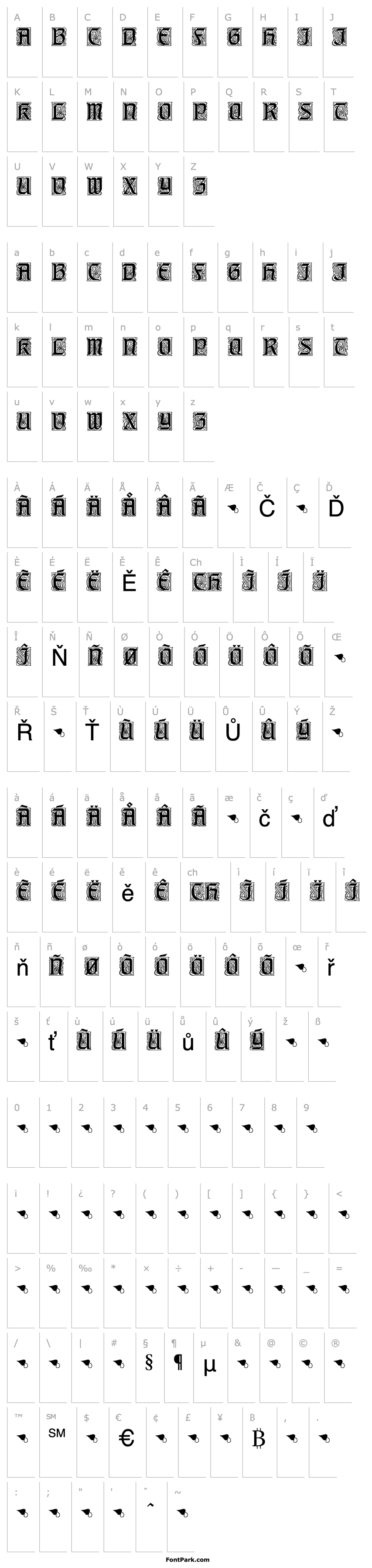 Overview Augsburger Initials