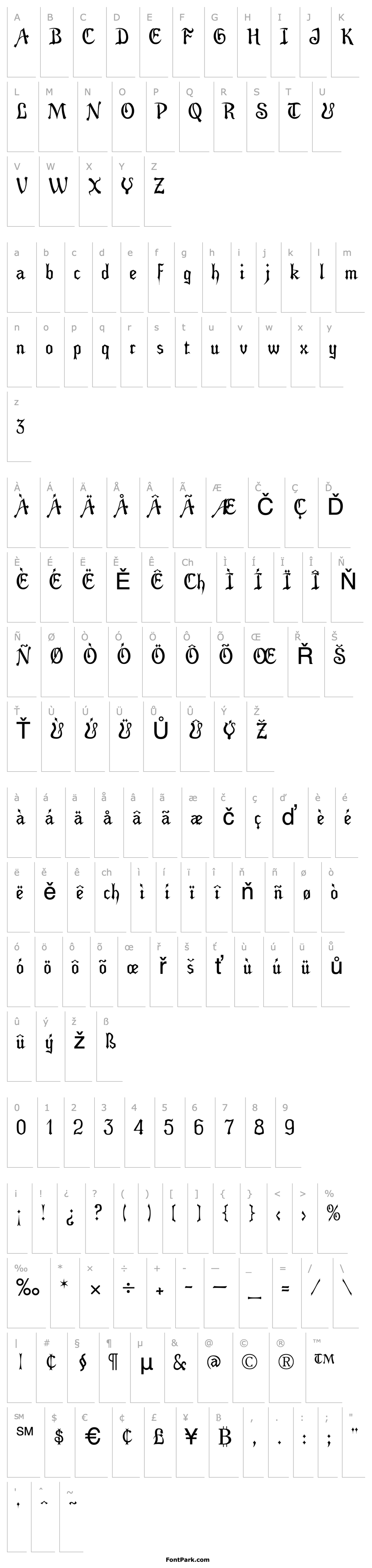 Overview Auldroon Regular