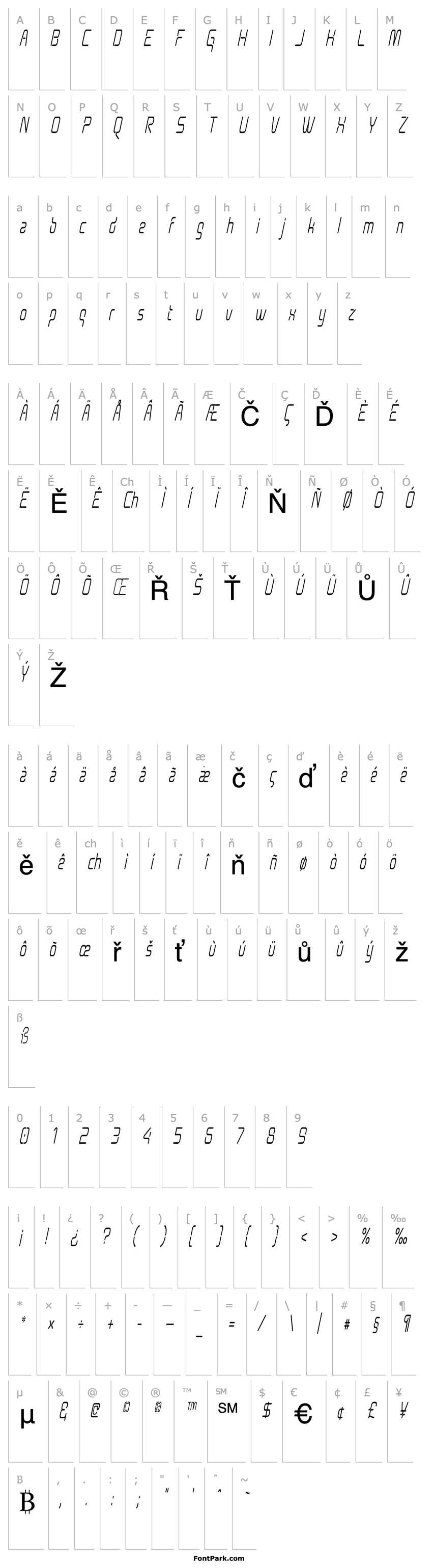 Přehled Aunchanted Condense Oblique