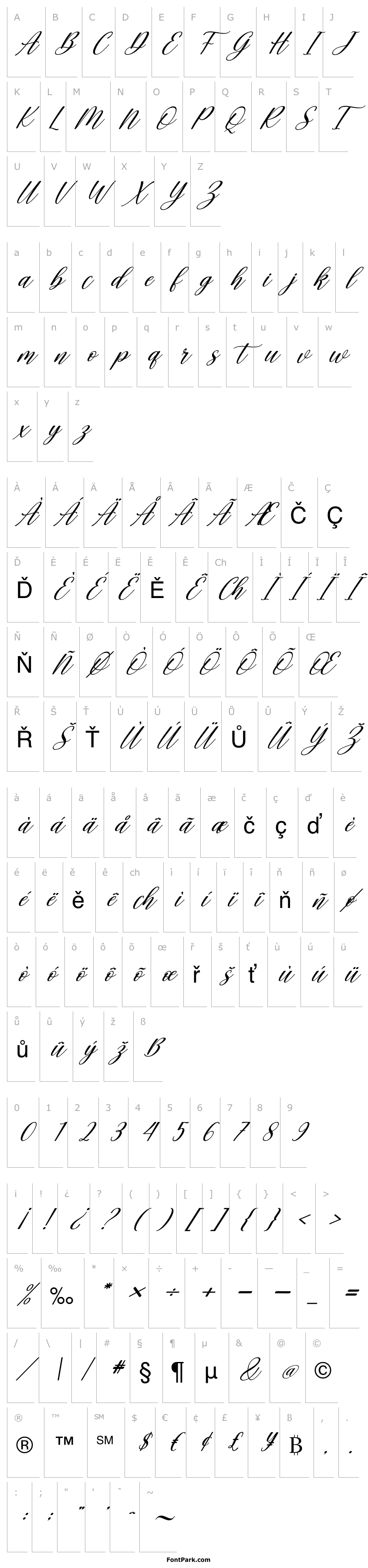 Overview Aurely Lovely Italic