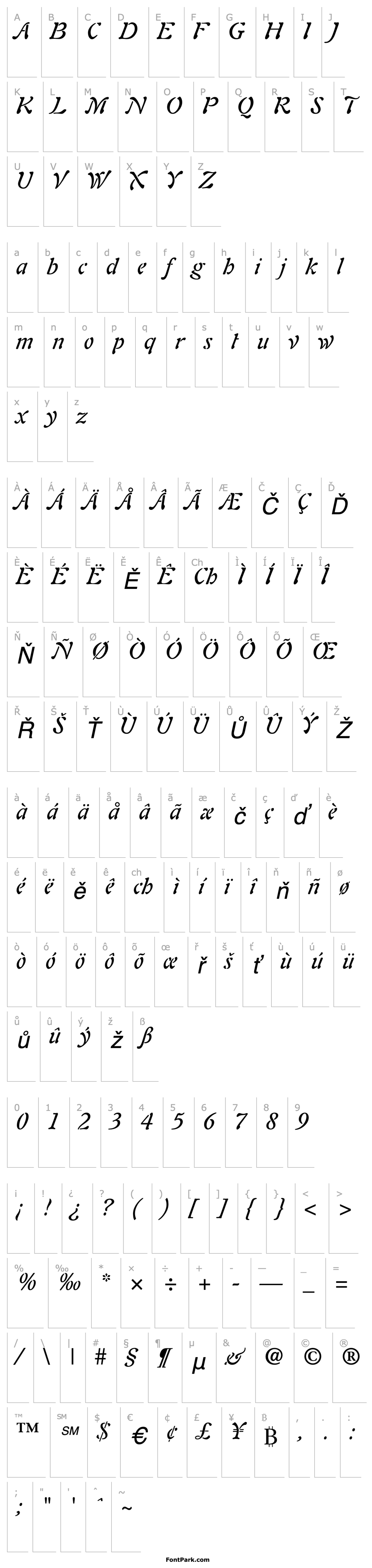 Overview Auriol-Italic