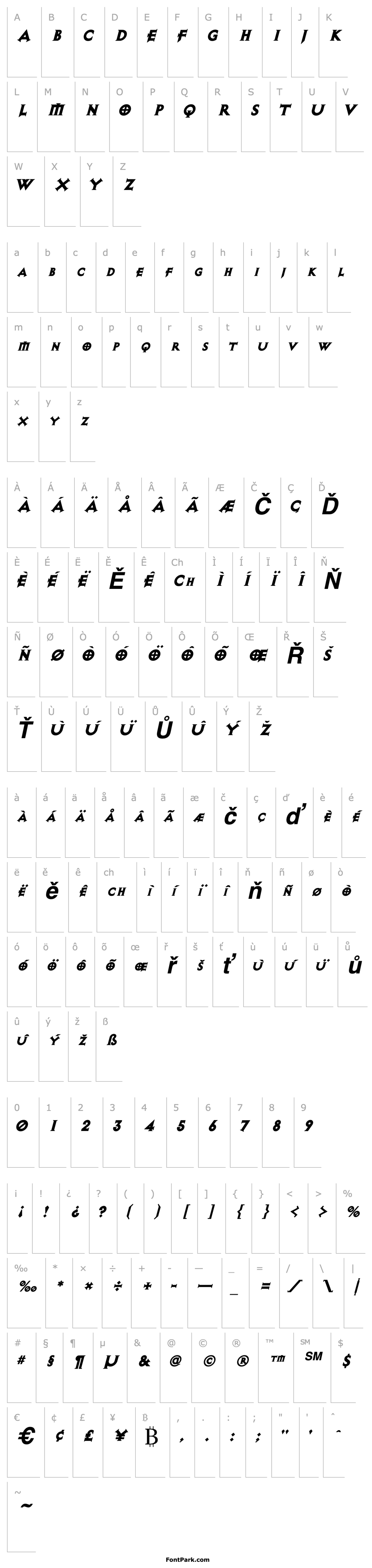 Přehled AvalonQuest BlackItalic