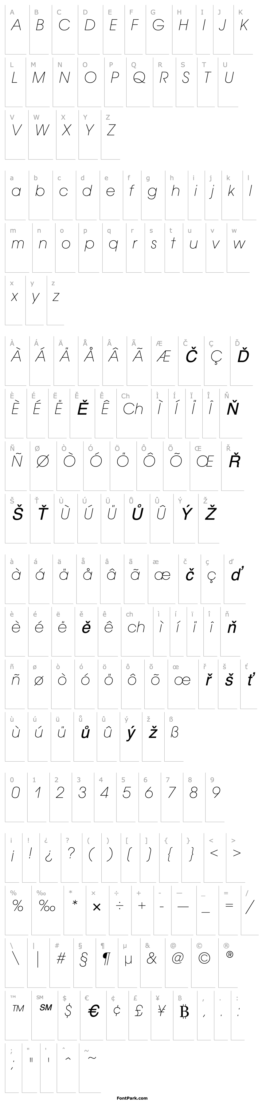 Přehled AvantGardeExtLitITCTT Oblique