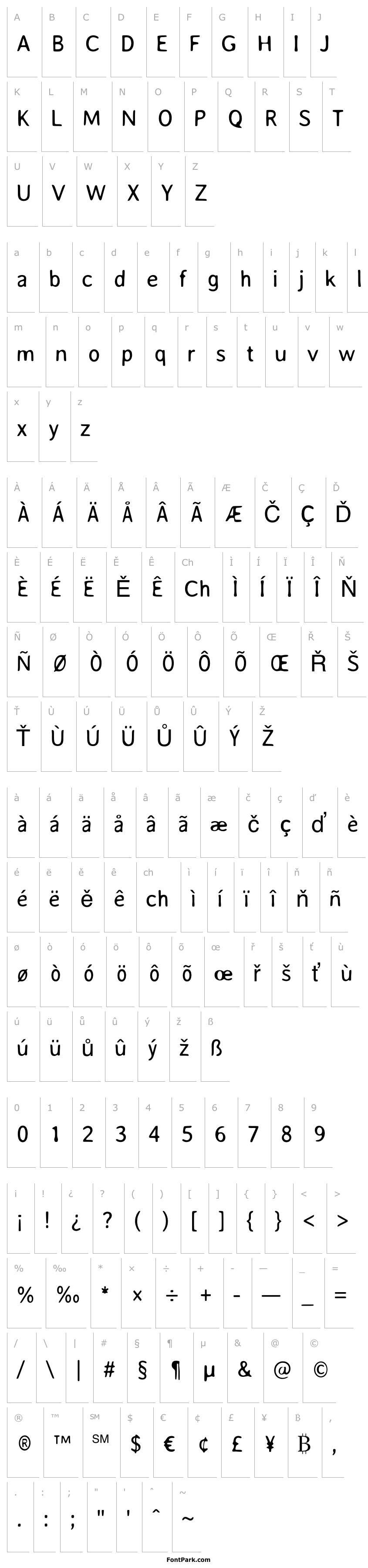 Overview AveriaSans-Regular