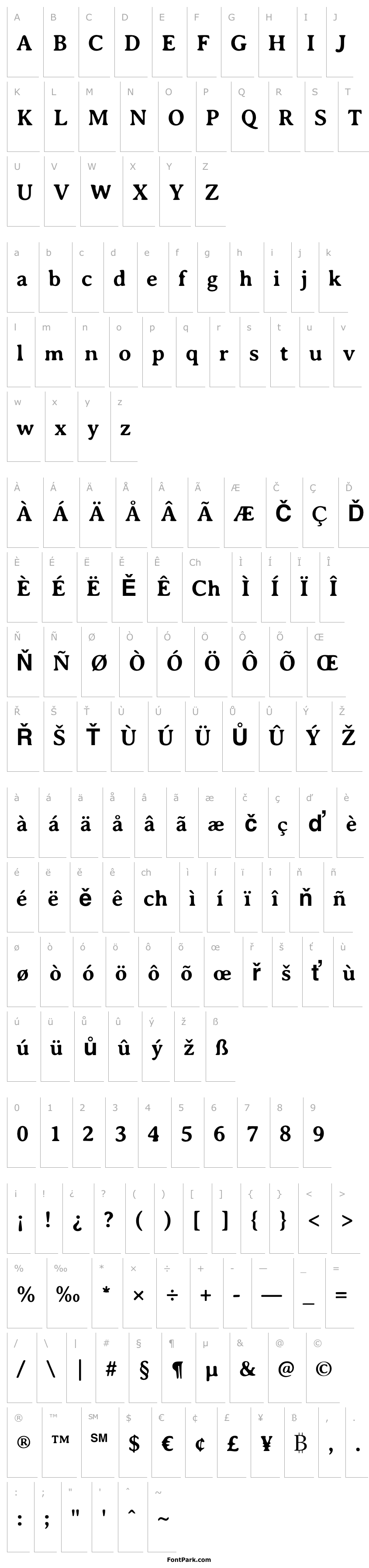 Overview AveriaSerif-Bold