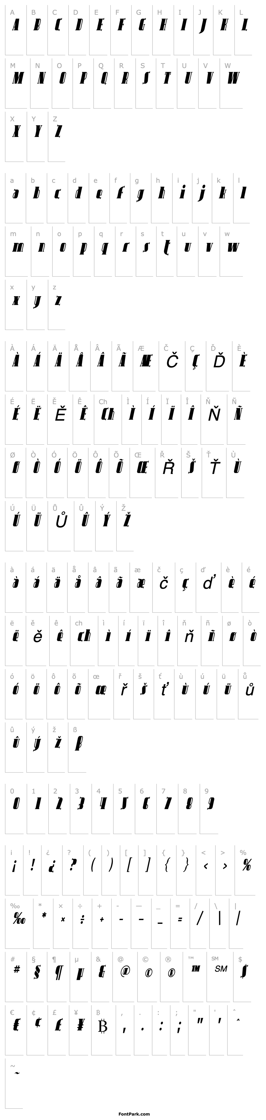 Overview Avondale Cond Italic