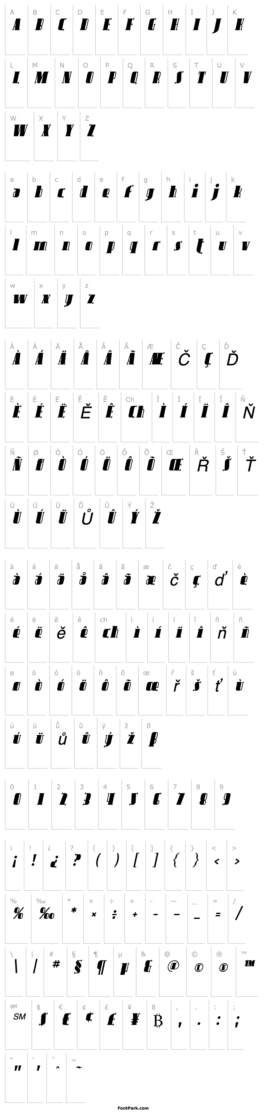 Overview Avondale Italic